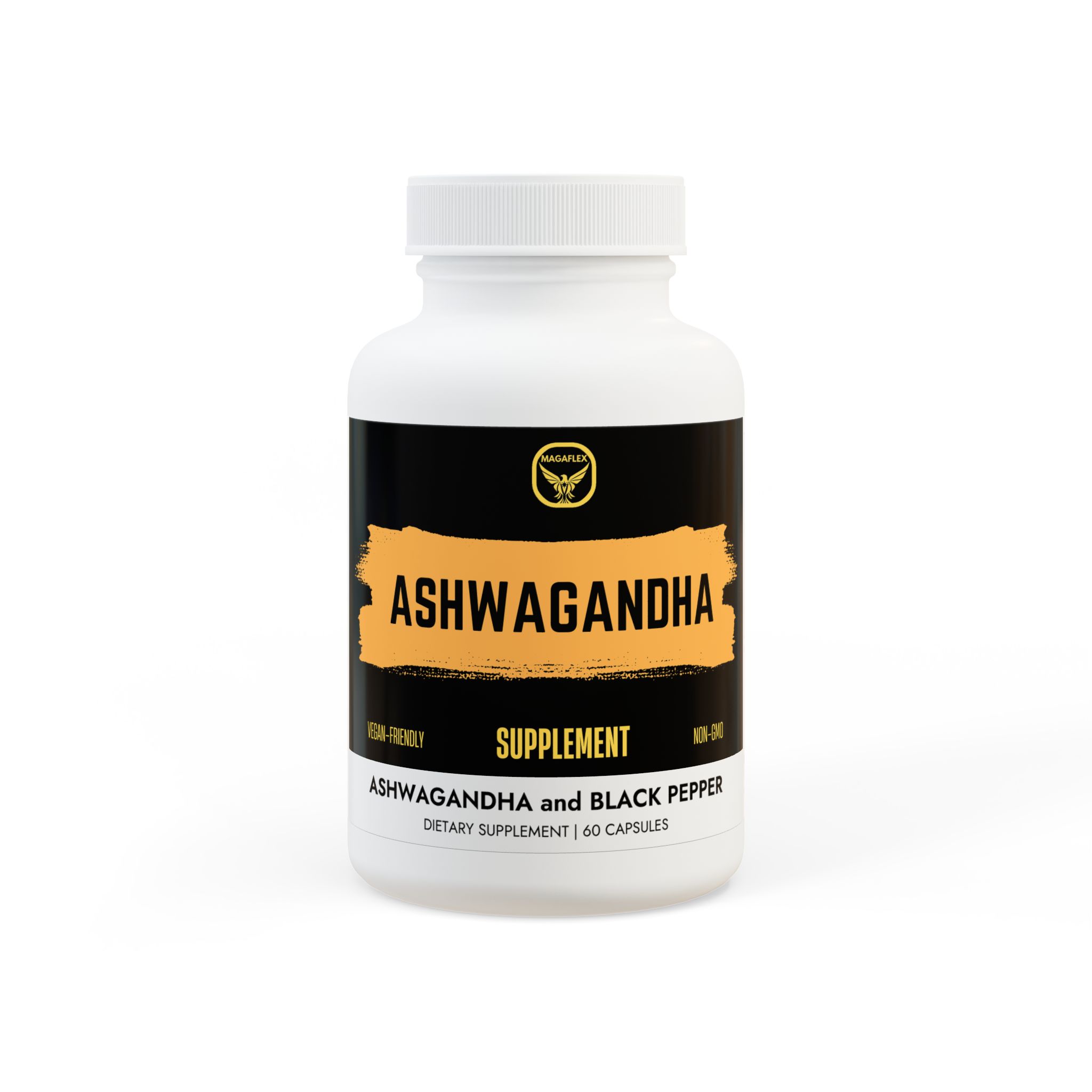 Ashwagandha and Black Pepper Supplement (60 capsules)