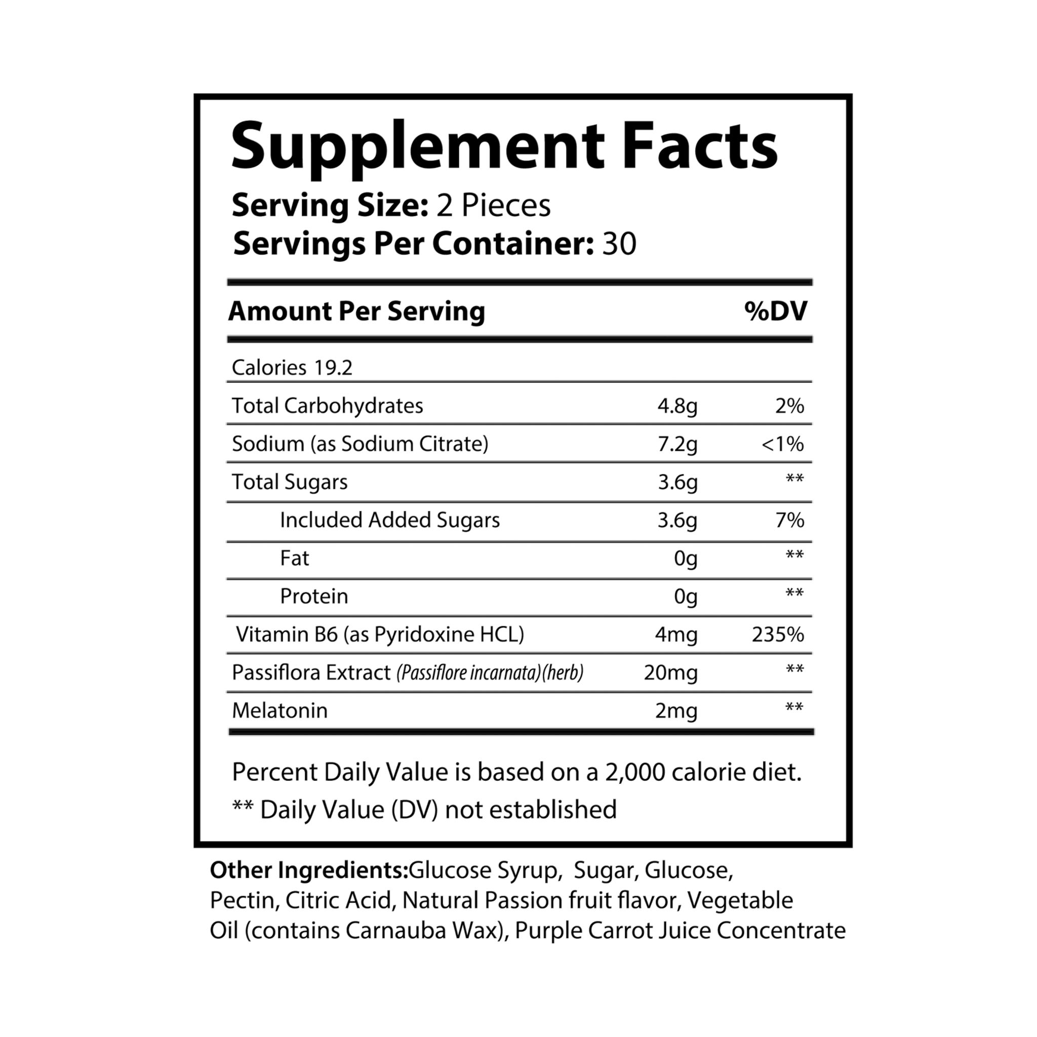 Sleep Well Gummies (60 Gummies) - Image 2